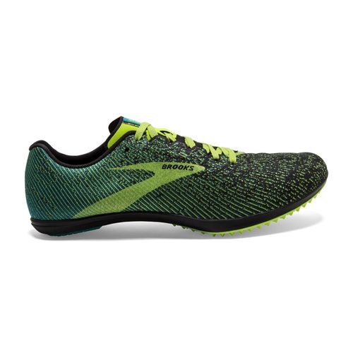 Brooks Men's Mach 19 Spikeless Black/Shoots/Blue Grass